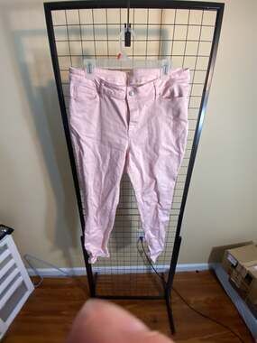 Westpoint Signature Fit Light Pink Denim Skinny Jeans Size 14